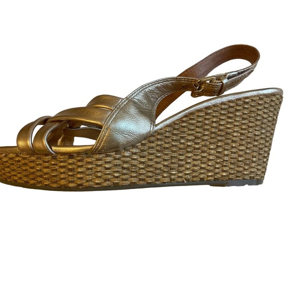 Corso Como Leather Strapped Wedge Sandal - Size 7 - Picture 4 of 7